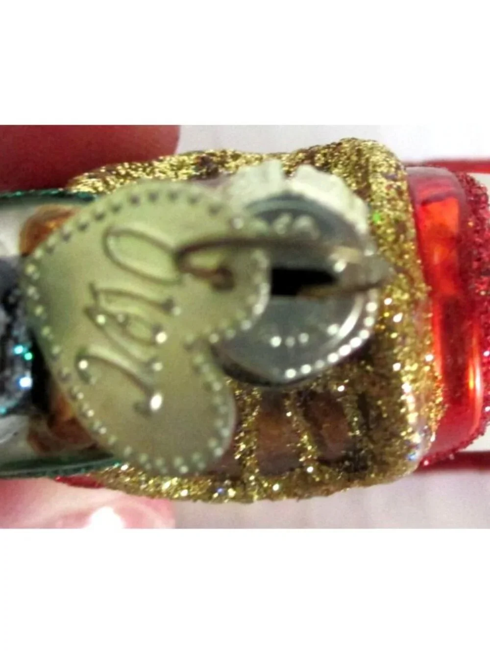 Rocking Horse Old World Christmas Glass Ornament Bauble Vintage OWC Bauble